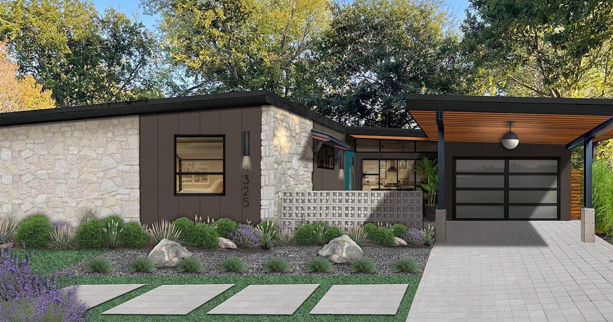 Exterior refresh with a modern paint scheme