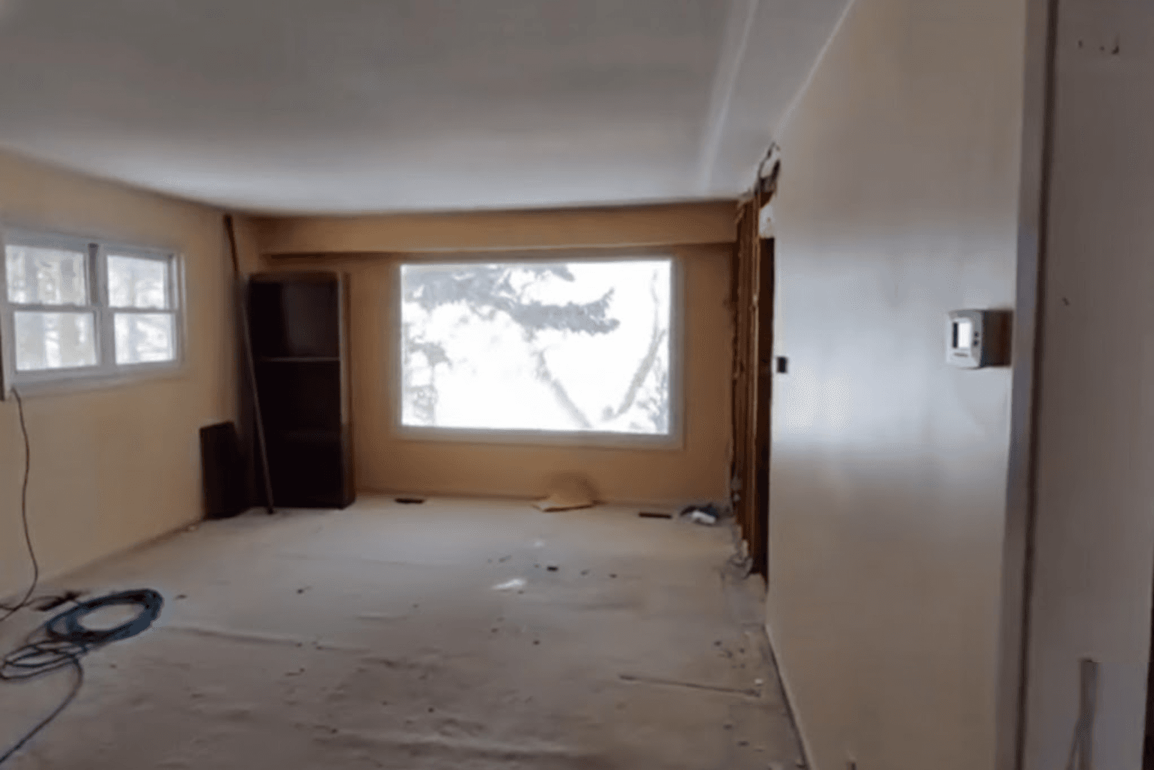 Traditional closed living room layout